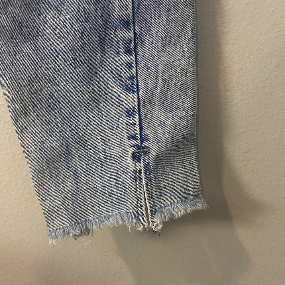 KanCan Collie High Rise Mom Jeans Distressed Blue Jeans size 9/28 - Picture 3 of 15